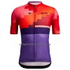 Completo Maglia + Pantaloncino con bretelle 2022 LA Vuelta Manica Corta Alicante Multicolore